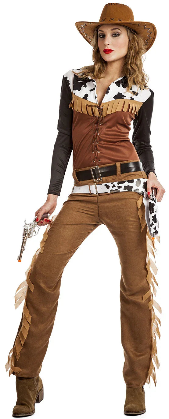 Disfraz de Vaquera de Texas para Mujer Vaquero Kimokawaii